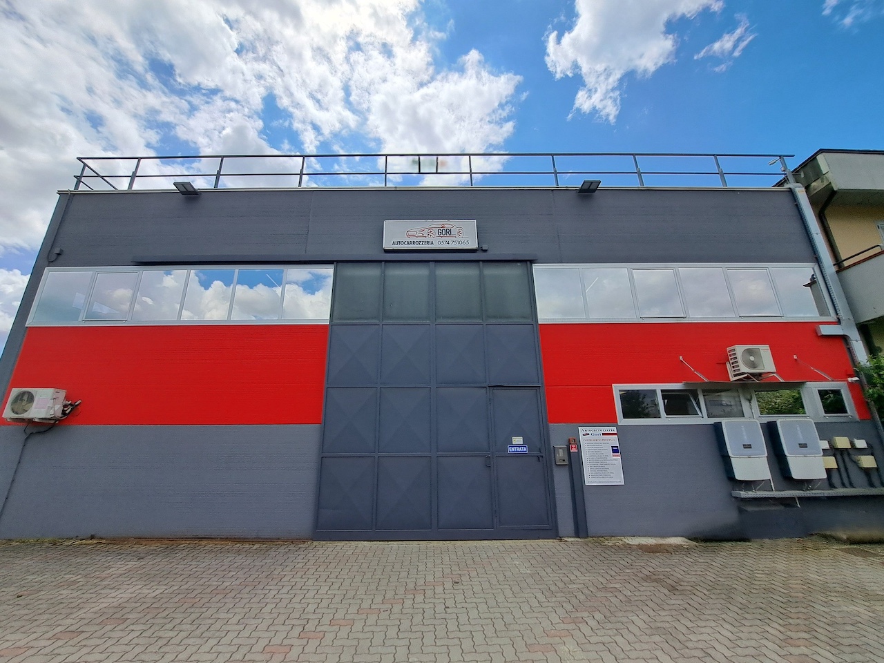 Sede Autocarrozzeria Gori – Via G. Bruno, Agliana (PT)